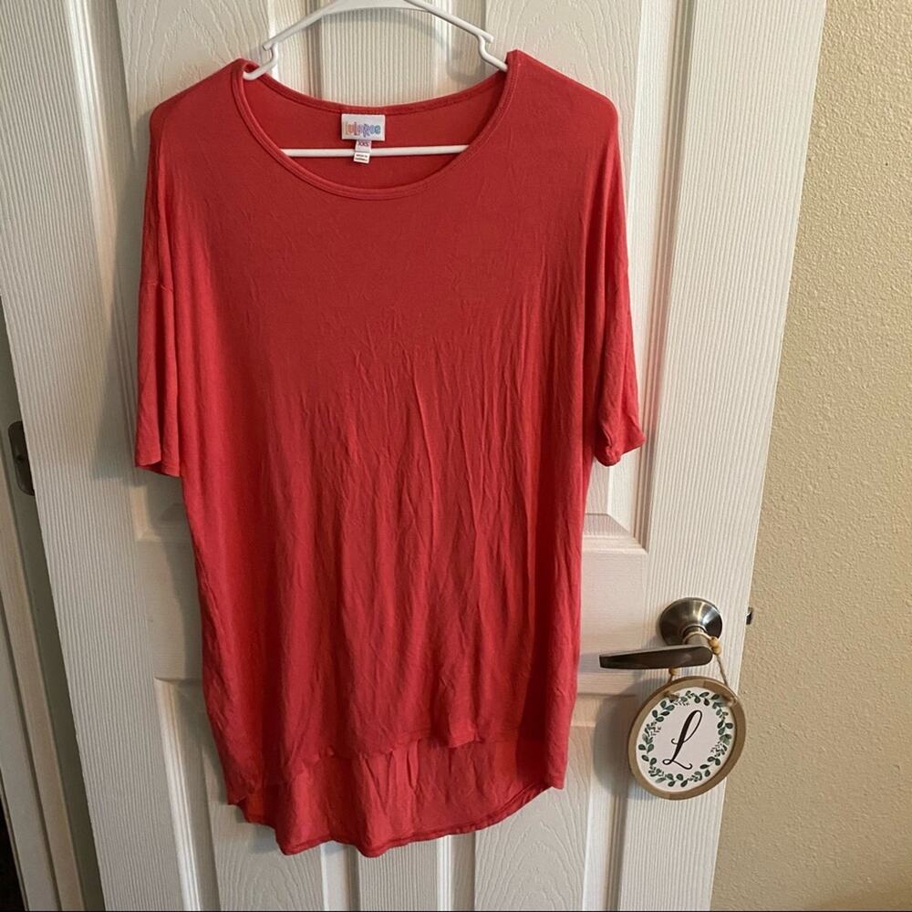 Lularoe Irma High Low Oversized Shirt Size XXS in Pink 00-0